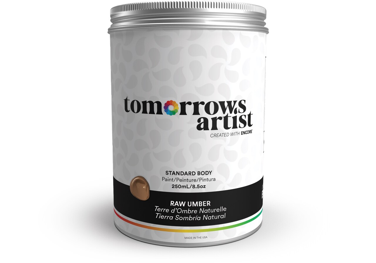 Tomorrows Artist: Standard Body Eco-Friendly Sustainable Acrylic Art Paint 100ml/3.38oz, 250ml/8.45oz, 500ml/16.91oz, 1000ml/33.81oz